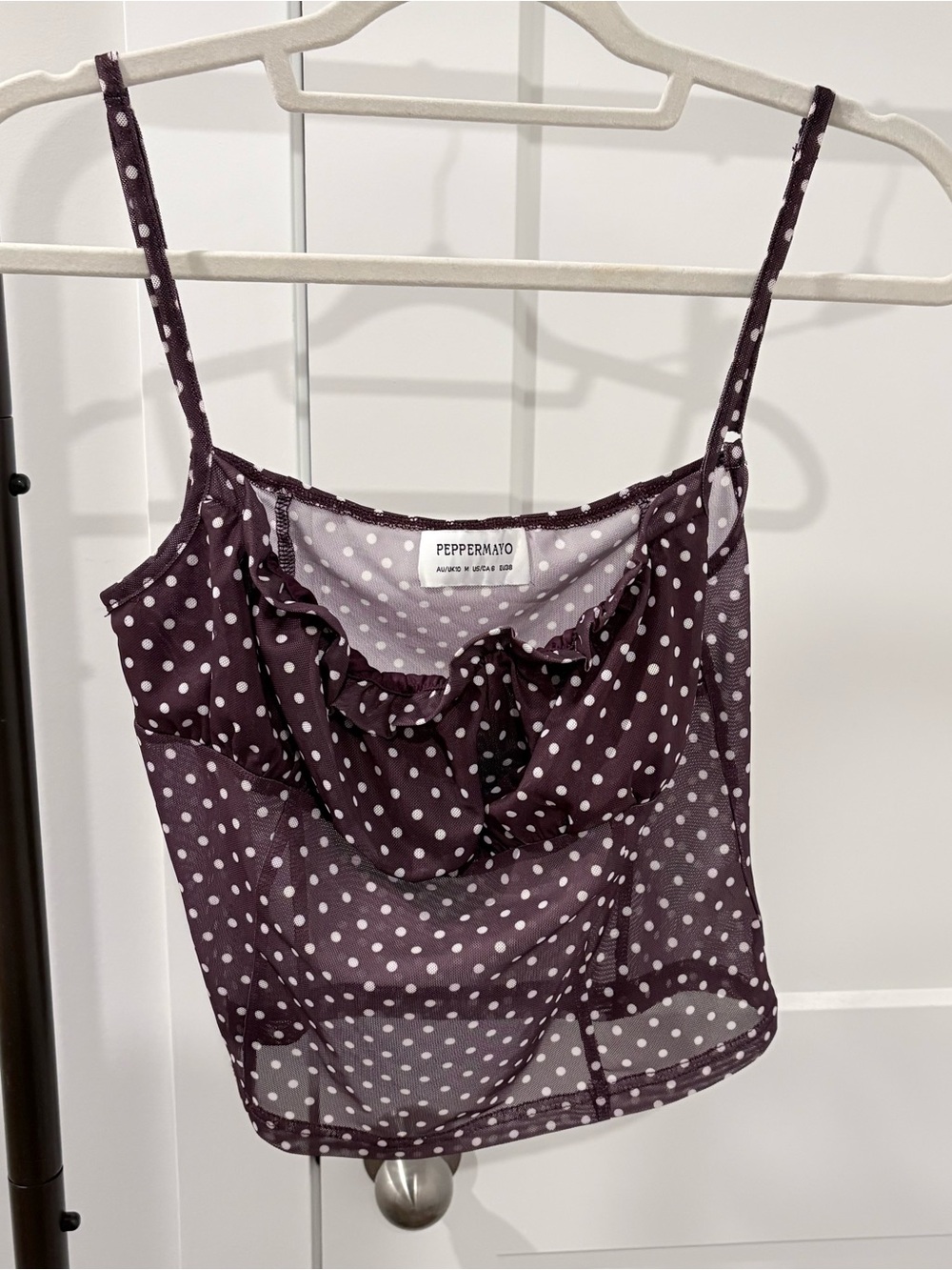 Peppermayo Purple Polka Dot Skirt Set - Picture 6 of 9